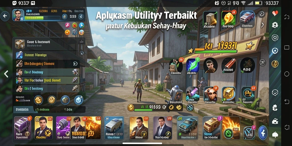 Tampilan antarmuka 93337 yang intuitif dan mudah digunakan.