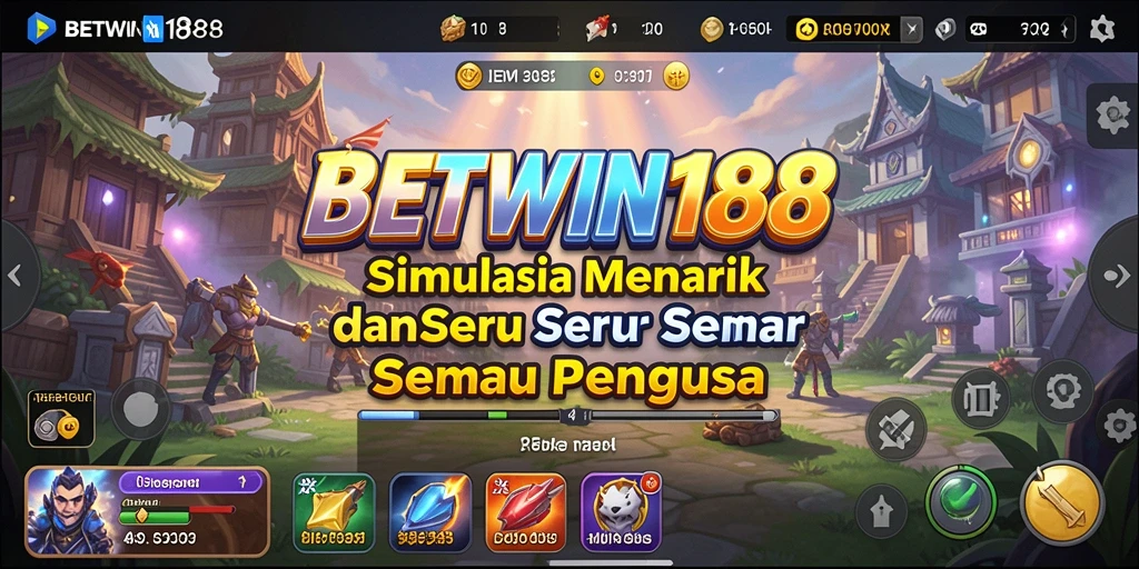 Gameplay BETWIN188 yang seru dan mengasyikkan dalam simulasi.