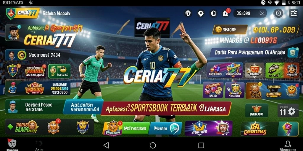 Tampilan gameplay interaktif CERIA777 saat melakukan taruhan olahraga.