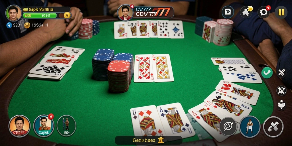 Gameplay Gaple yang seru dan kompetitif di CV777.