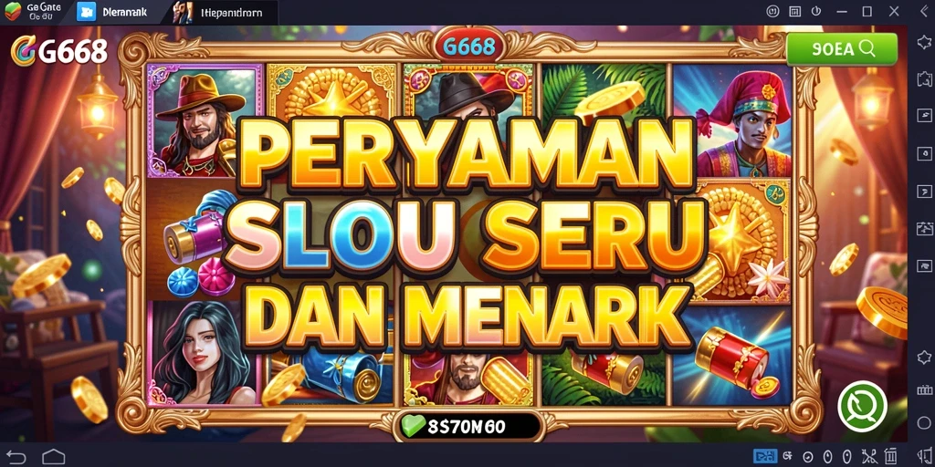 Tampilan gameplay G668 yang mengasyikkan dalam permainan Slot.