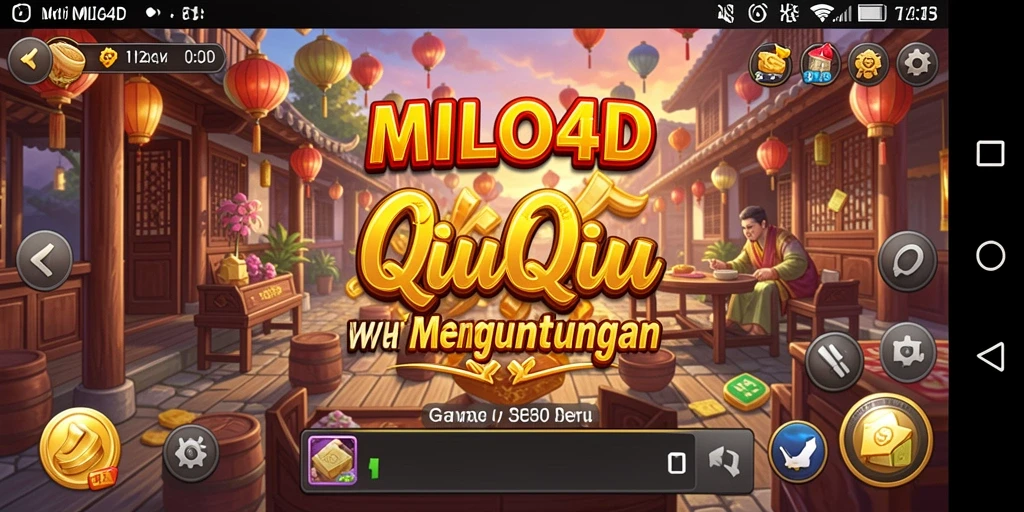 Tampilan gameplay seru dalam QiuQiu di MILO4D.