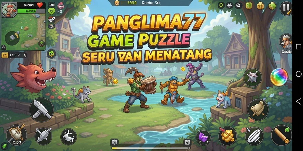 Screenshot gameplay PANGLIMA77 dengan teka-teki seru.