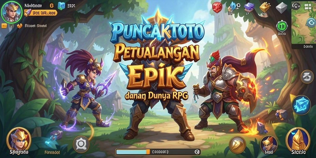 Tampilan gameplay RPG yang menarik dan penuh aksi.