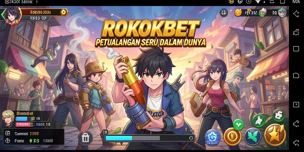 Tampilan menakjubkan dari gameplay <strong>ROKOKBET</strong> yang penuh warna.