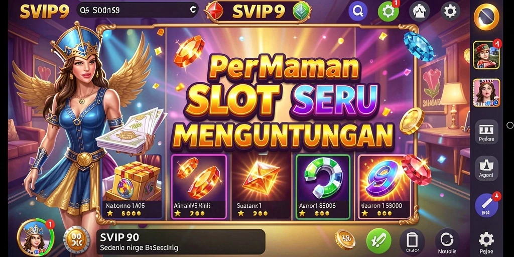 Tampilan gameplay <strong>SVIP9</strong> yang menarik dengan berbagai tema slot.