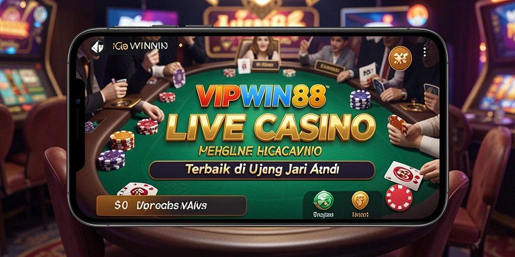 Tampilan gameplay Live Casino yang mendebarkan dan interaktif.